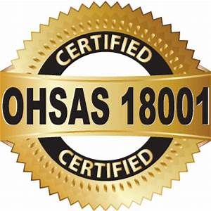 OHSAS 18001 certified